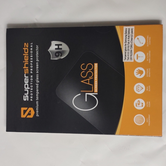SuperShieldz glass screen protector for Samsung Galaxy Tab A 8.0 2-pack NIB